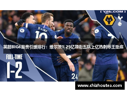 英超BIG6最贵引援排行：维尔茨1.25亿领衔五队上亿热刺标王垫底